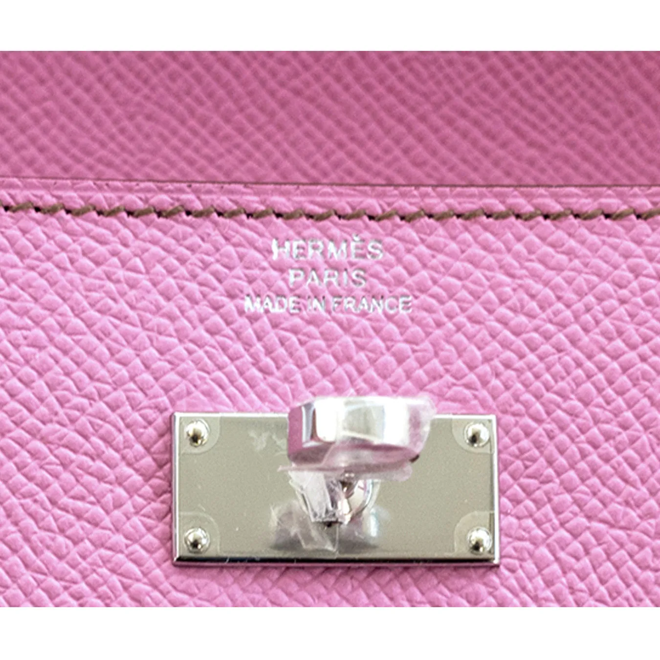 Hermes Bubblegum 5P Pink Epsom Kelly Wallet Clutch T Stamp Grail