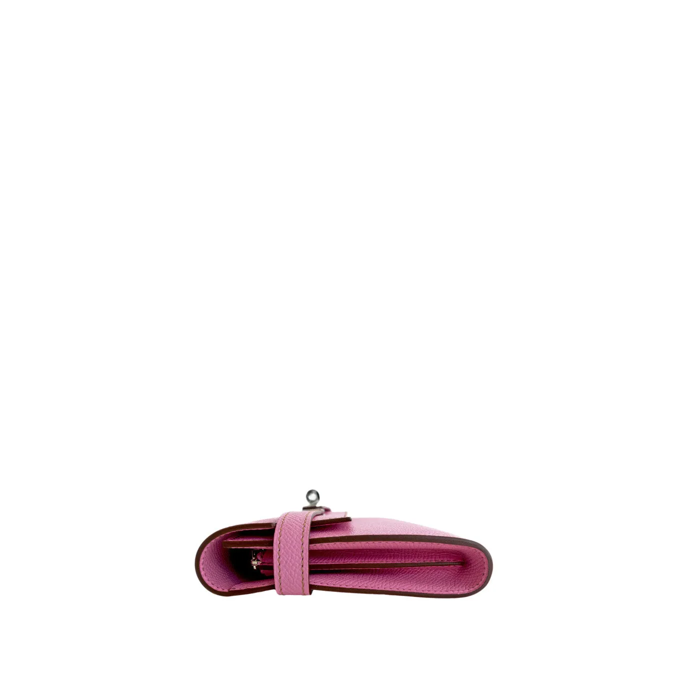Hermes Bubblegum 5P Pink Epsom Kelly Wallet Clutch T Stamp Grail