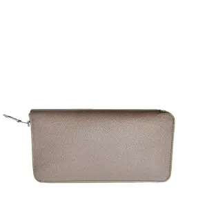 Hermes Etain Brazil Silk-In Epsom Plomb Azap Long Wallet