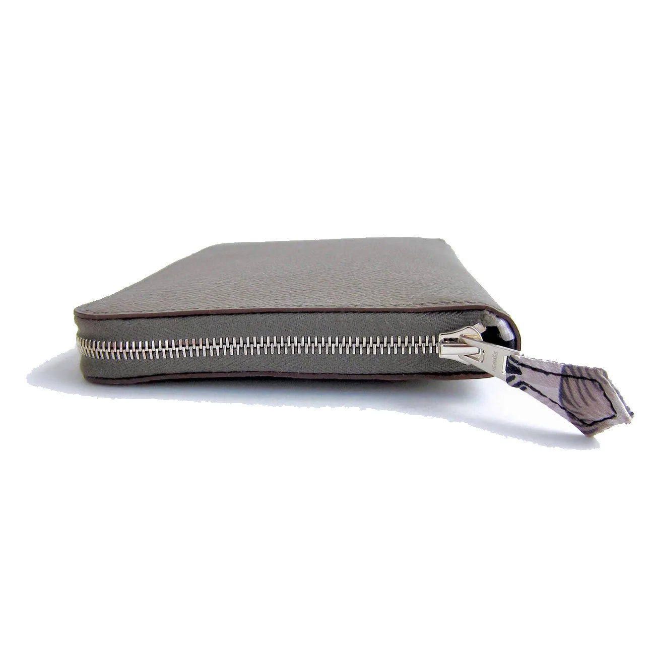 Hermes Etain Brazil Silk-In Epsom Plomb Azap Long Wallet