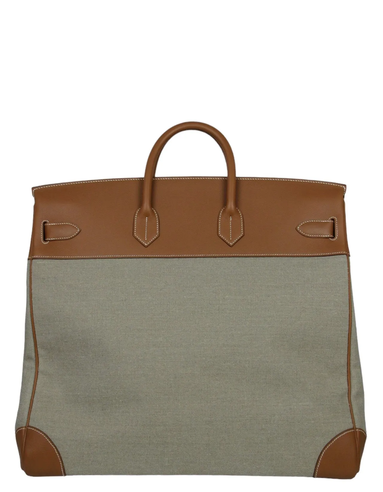 Hermes HAC Gold Toile 50cm Birkin Bag