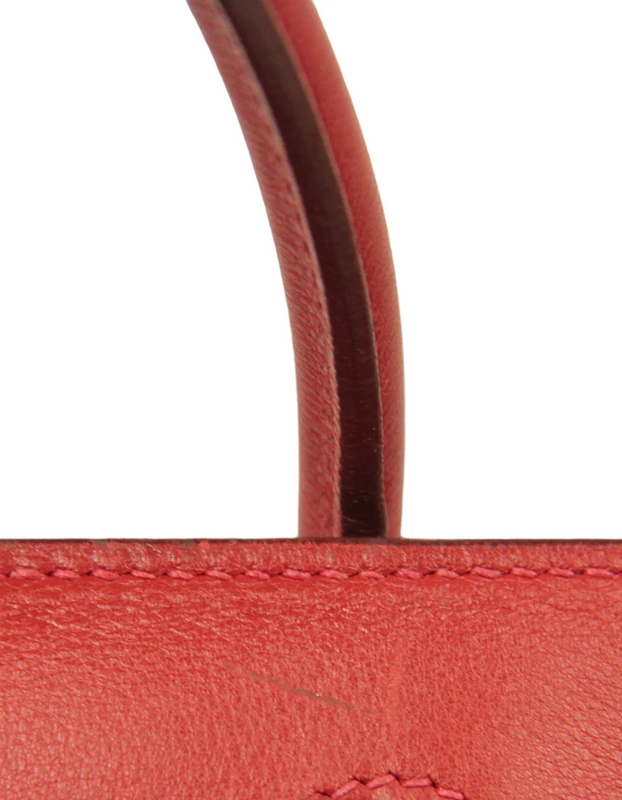 Hermes Red Swift Leather 30cm Birkin Bag GHW