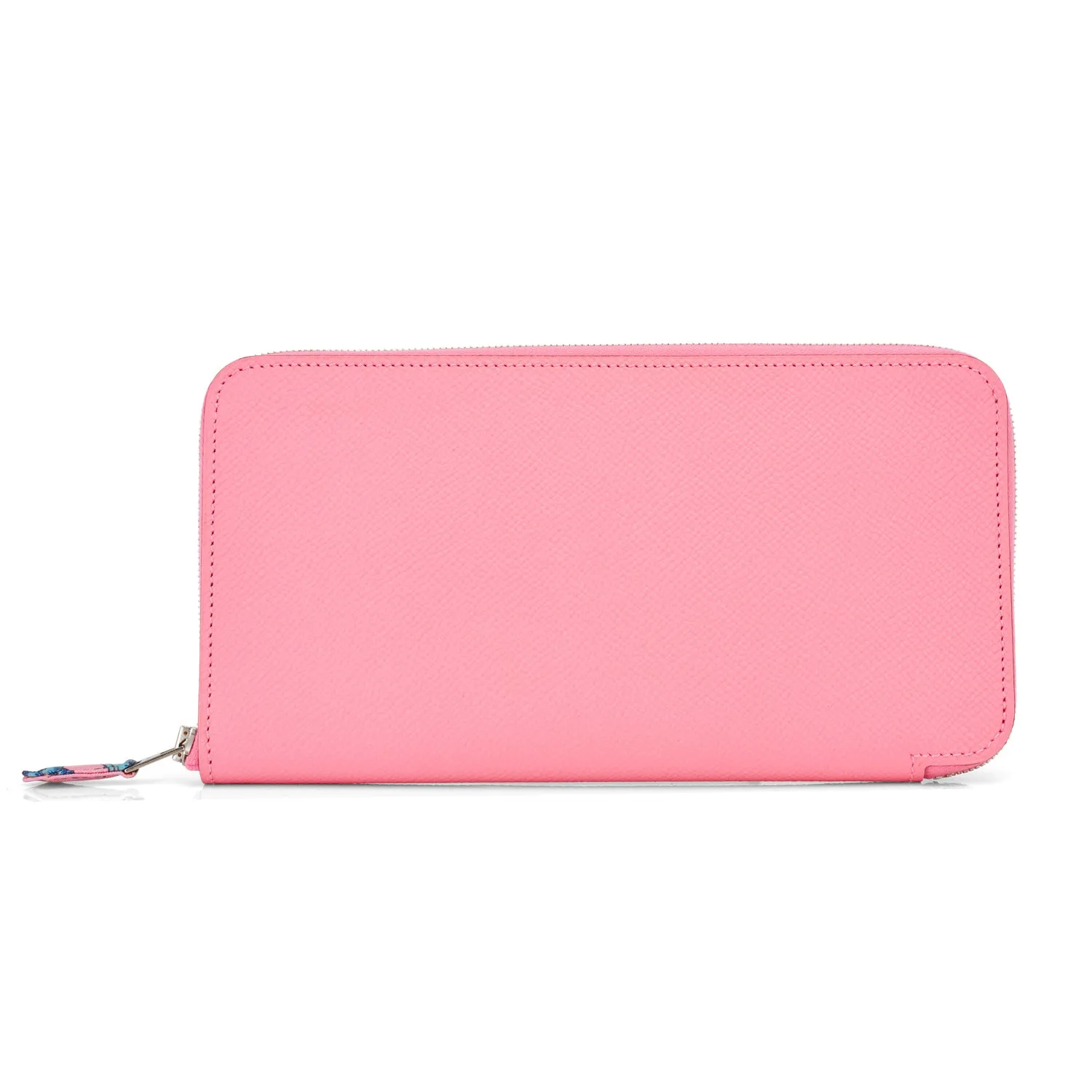 Hermes Rose Confetti Pink Silk-In Wallet Silk Interior Della Cavalleria Gift