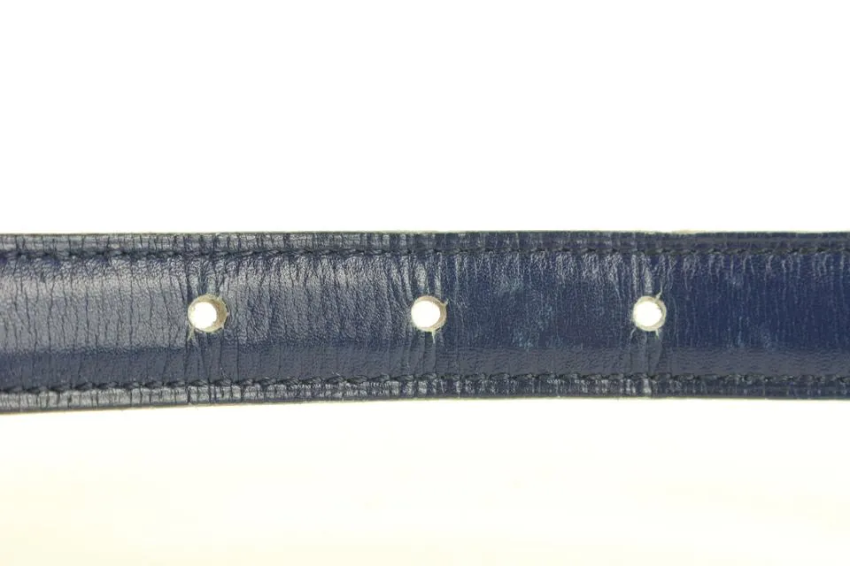 Hermès 18mm Red x Navy x Gold Reversible H Logo Belt Kit 587her315