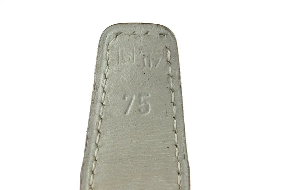 Hermès 24mm Reversible H Logo Belt Kit Silver Constance  39H0R
