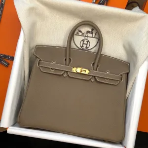 Hermès Birkin 25 Etoupe Togo Gold Hardware GHW
