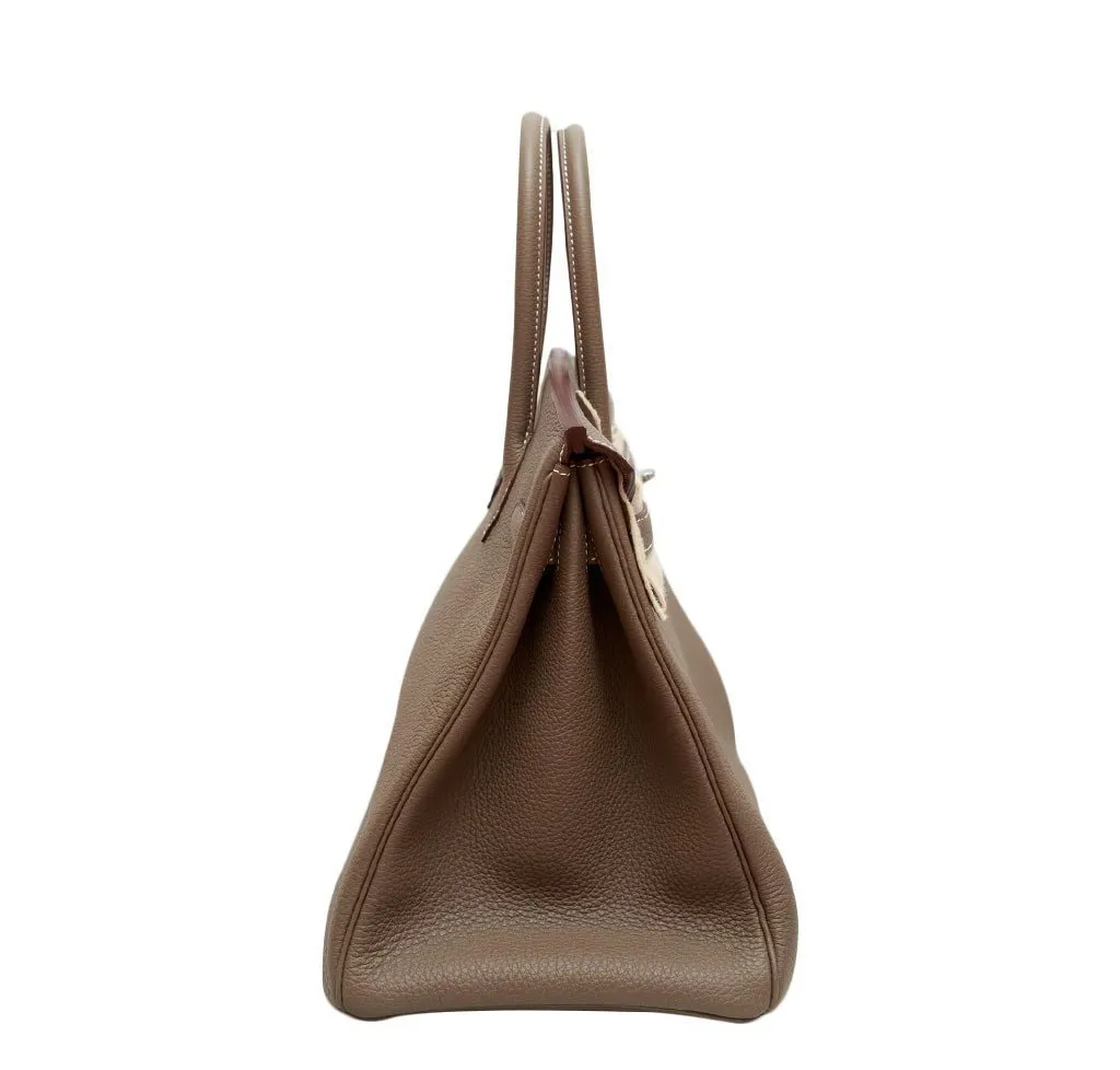 Hermès Birkin 35 Etoupe Bag Togo PHW
