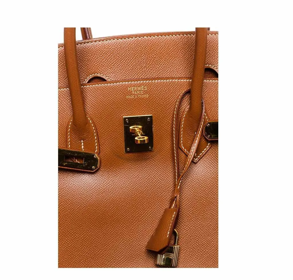 Hermès Birkin 35 Gold Epsom Bag GHW