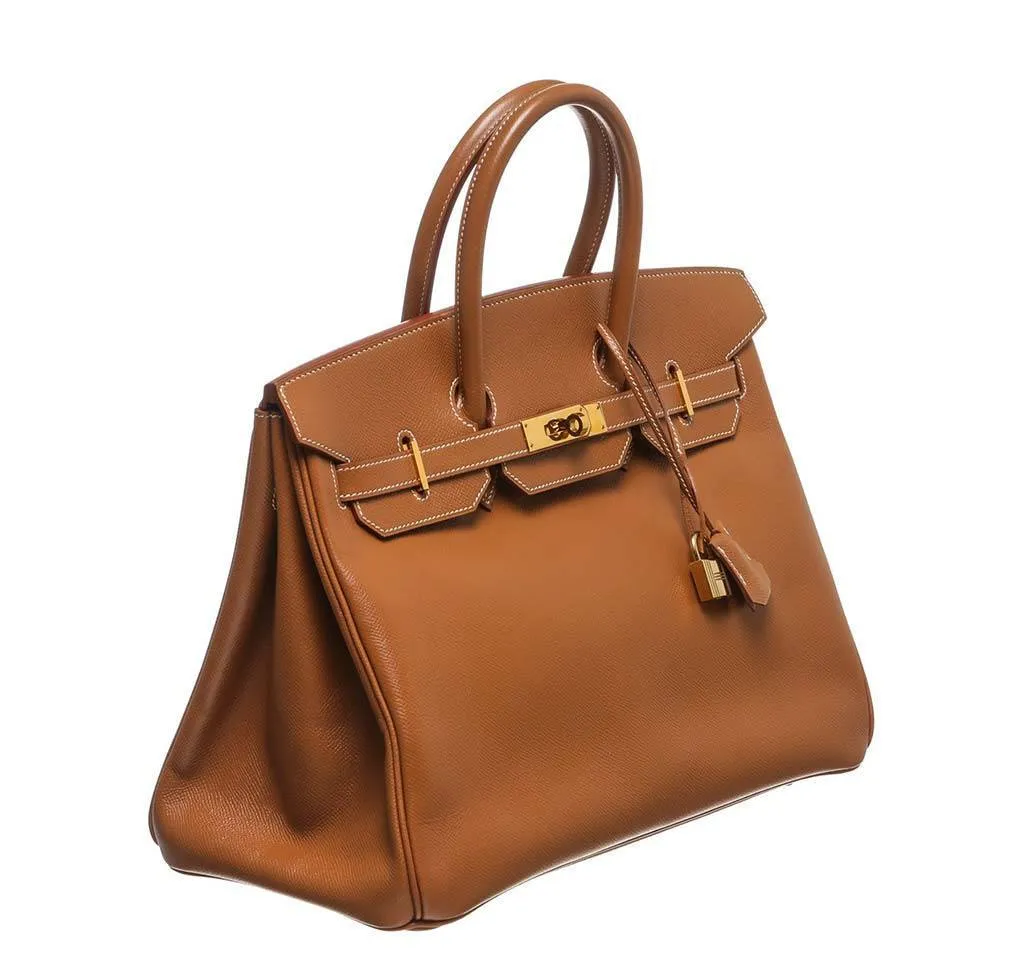 Hermès Birkin 35 Gold Epsom Bag GHW