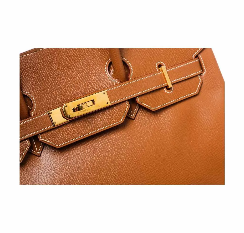 Hermès Birkin 35 Gold Epsom Bag GHW