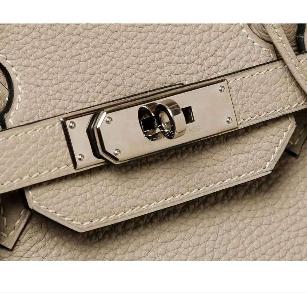 Hermès Birkin 35 Gris Tourterelle Bag PHW