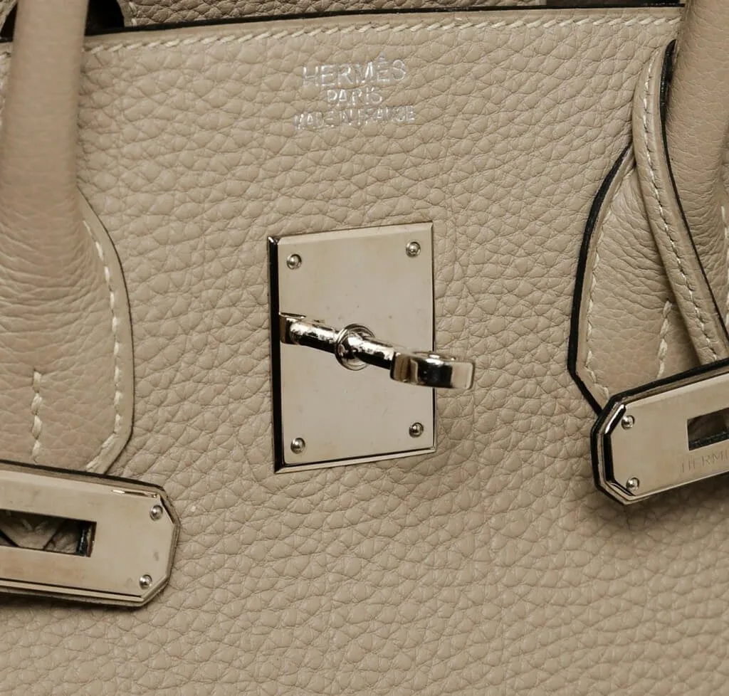 Hermès Birkin 35 Gris Tourterelle Bag PHW