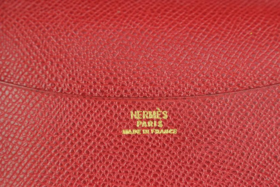 Hermès Small Red Epsom Leather Agenda 1020h36