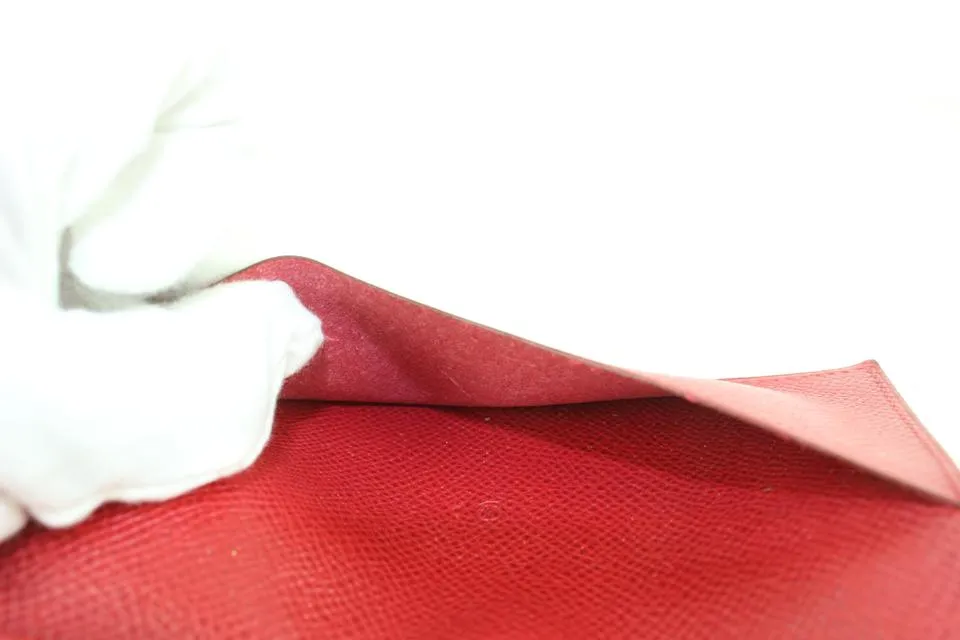 Hermès Small Red Epsom Leather Agenda 1020h36