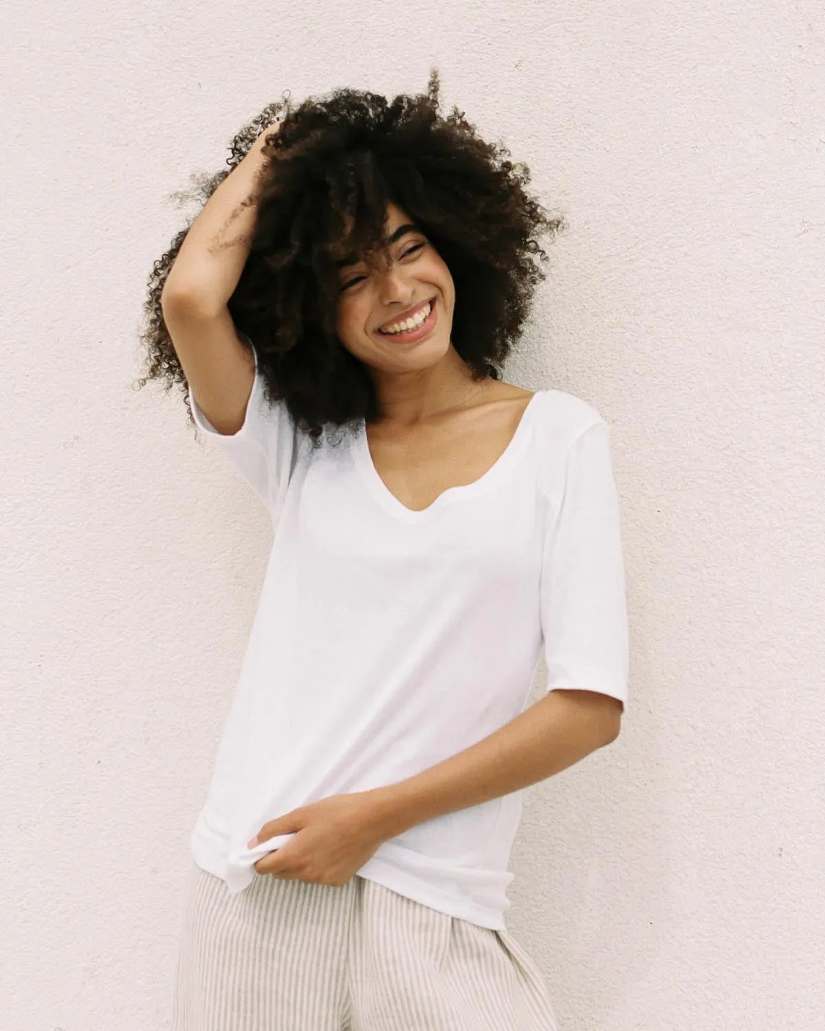 hj tee | Pointelle