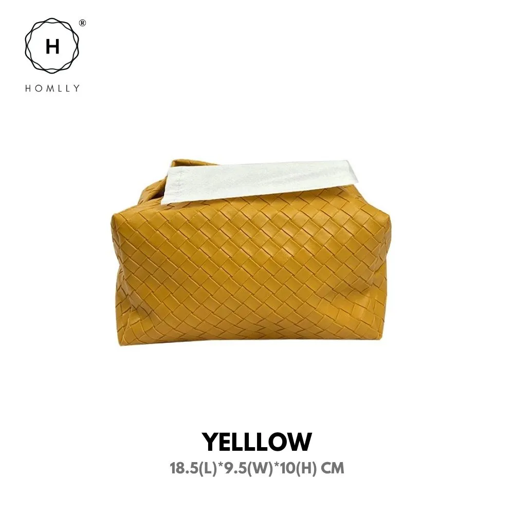 Homlly Leather Tissue Box Cover