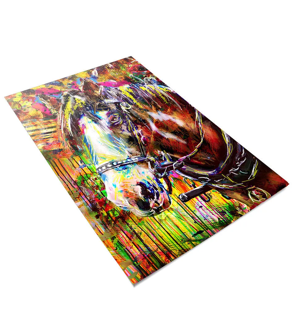 Horse Art Print, Equestrian Painting