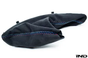 IND F8X M3 / M4 Tri-Color Alcantara E-Brake Boot - Cross Stitch