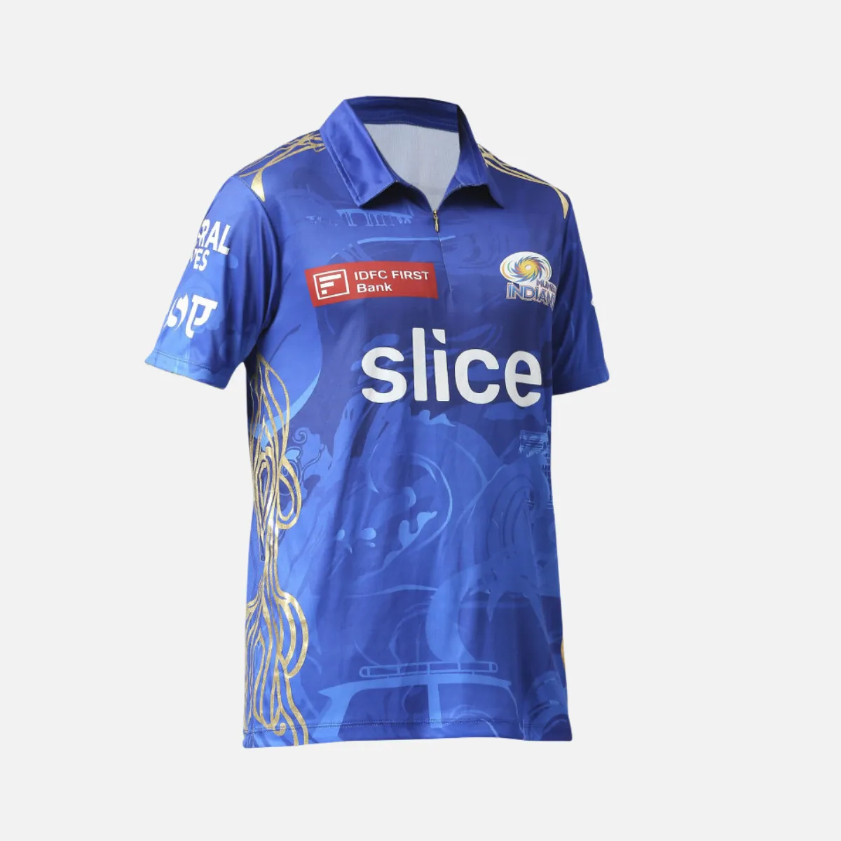 IPL Mumbai Indians Match Jersey 2023-Plain -Blue