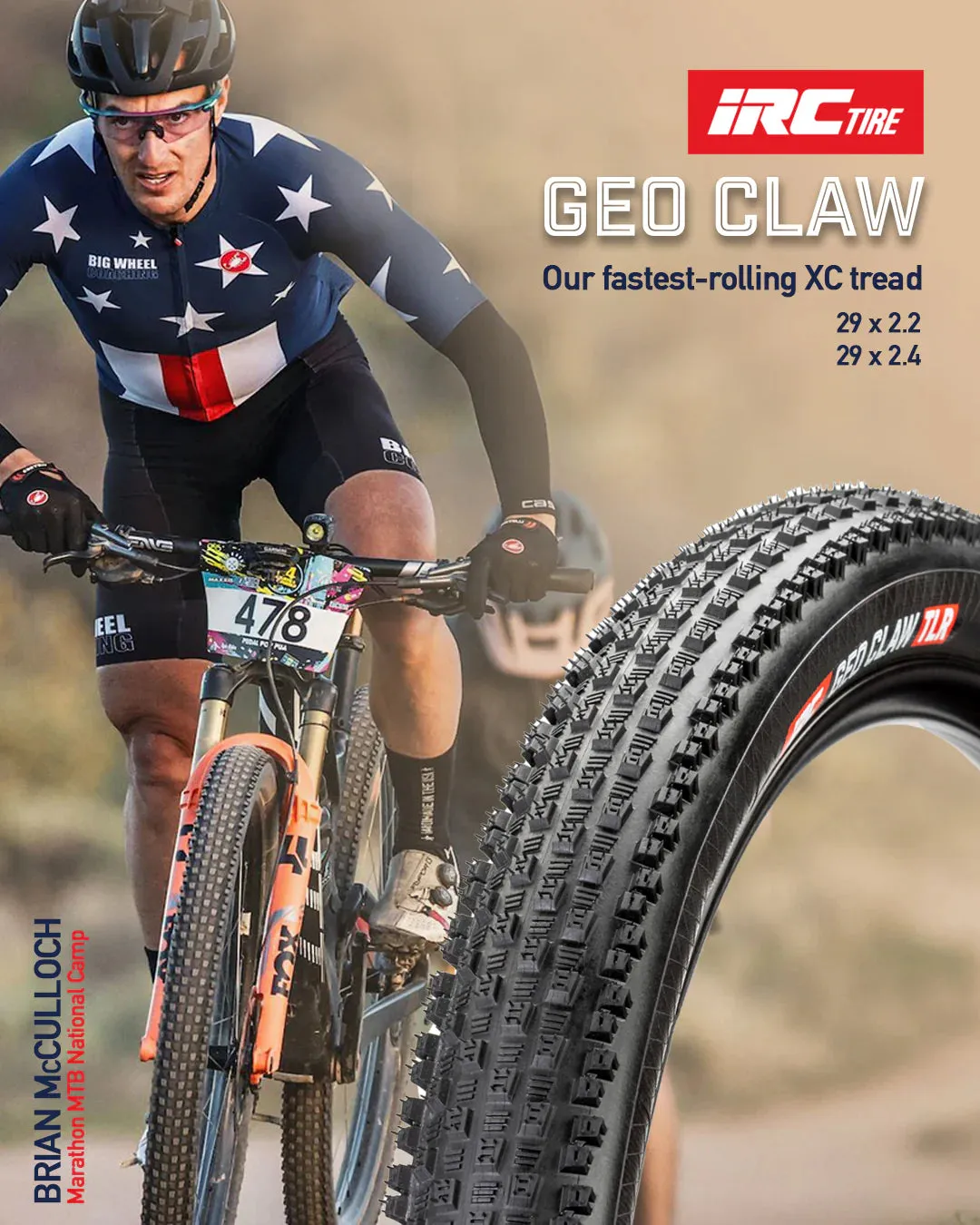 IRC TIRE GEO CLAW Light 29X2.2 Folding