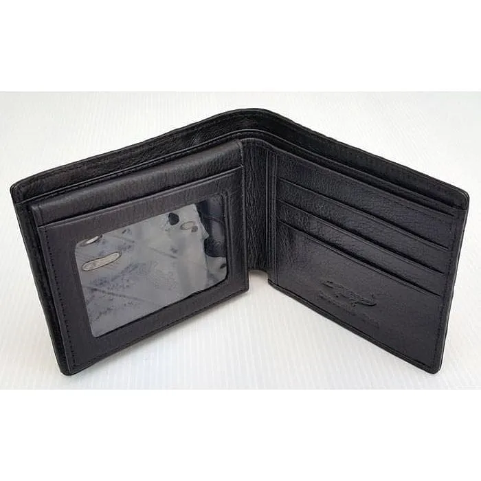Ivory Grey Crocodile Backbone Skin Wallet
