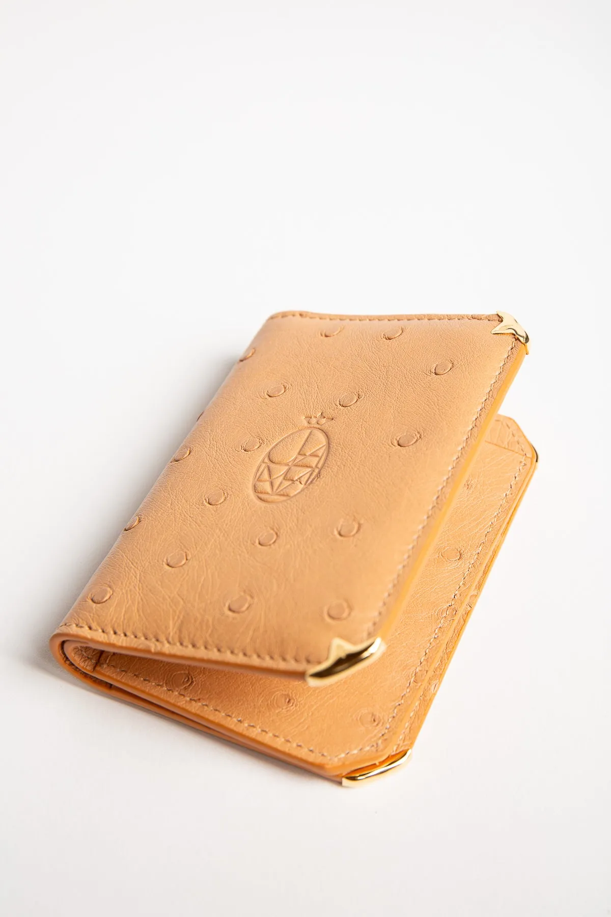 JACQUES MARIE MAGE | ELSTON OSTRICH TRIFOLD WALLET