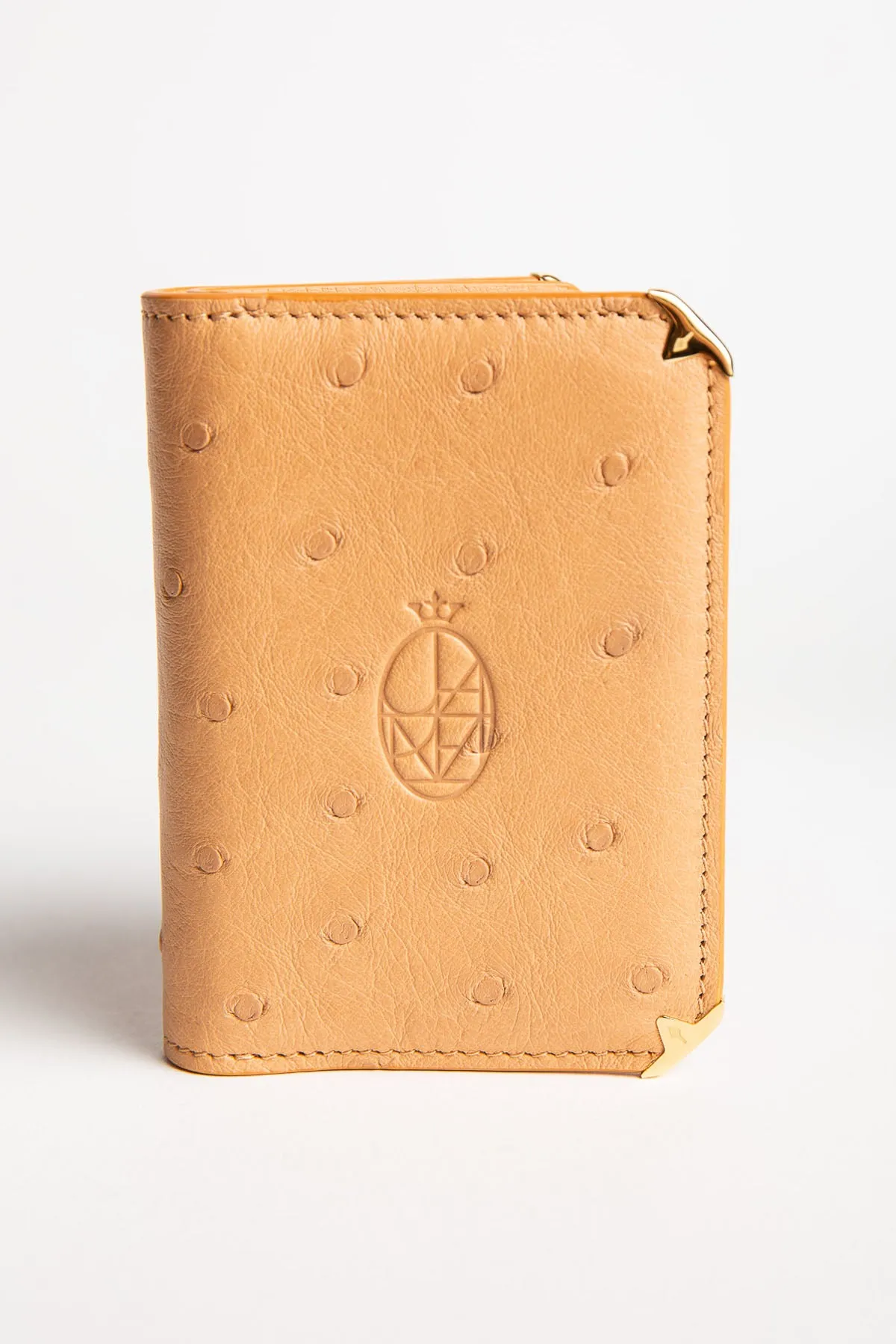 JACQUES MARIE MAGE | ELSTON OSTRICH TRIFOLD WALLET
