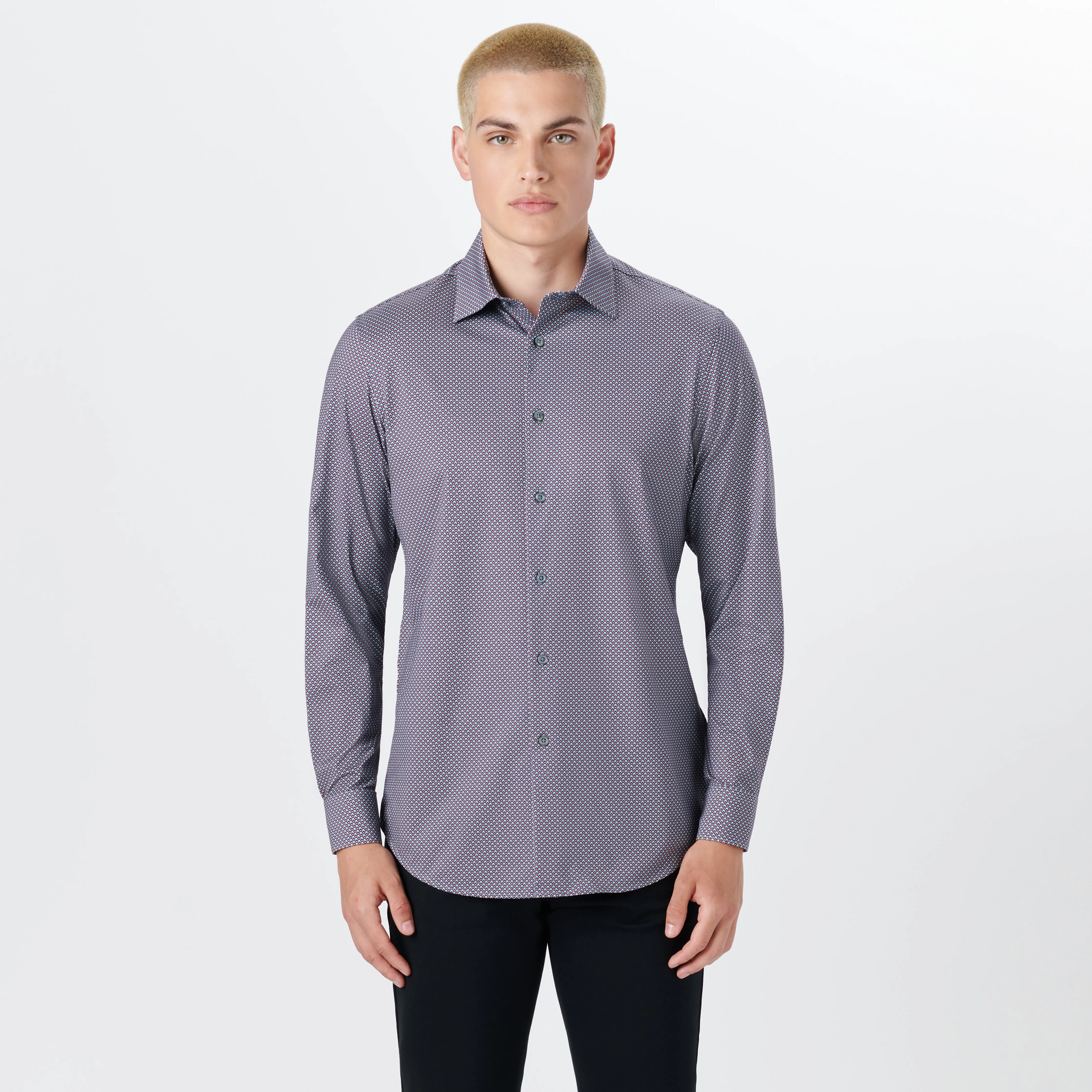 JAMES Geometric Print OoohCotton Shirt