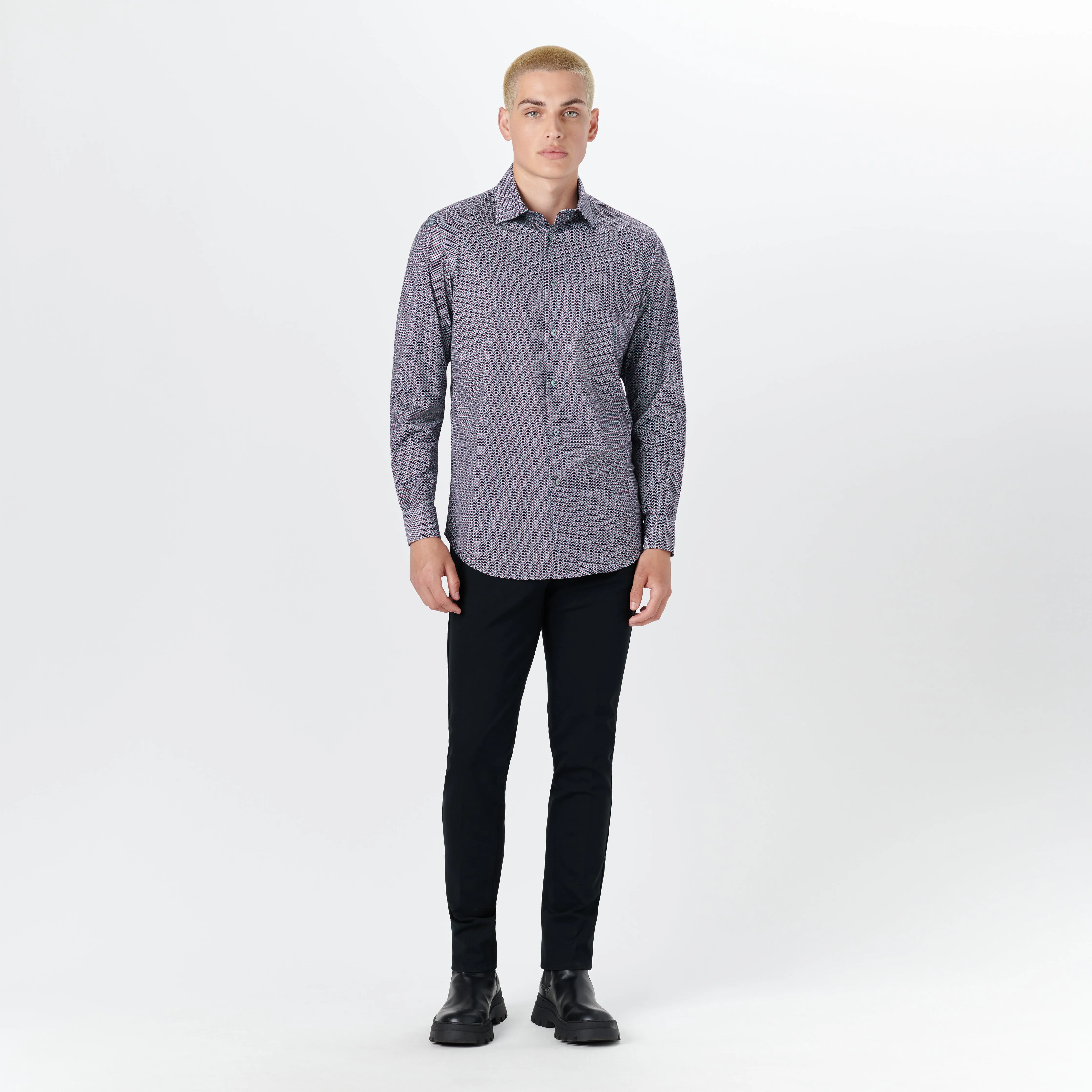 JAMES Geometric Print OoohCotton Shirt