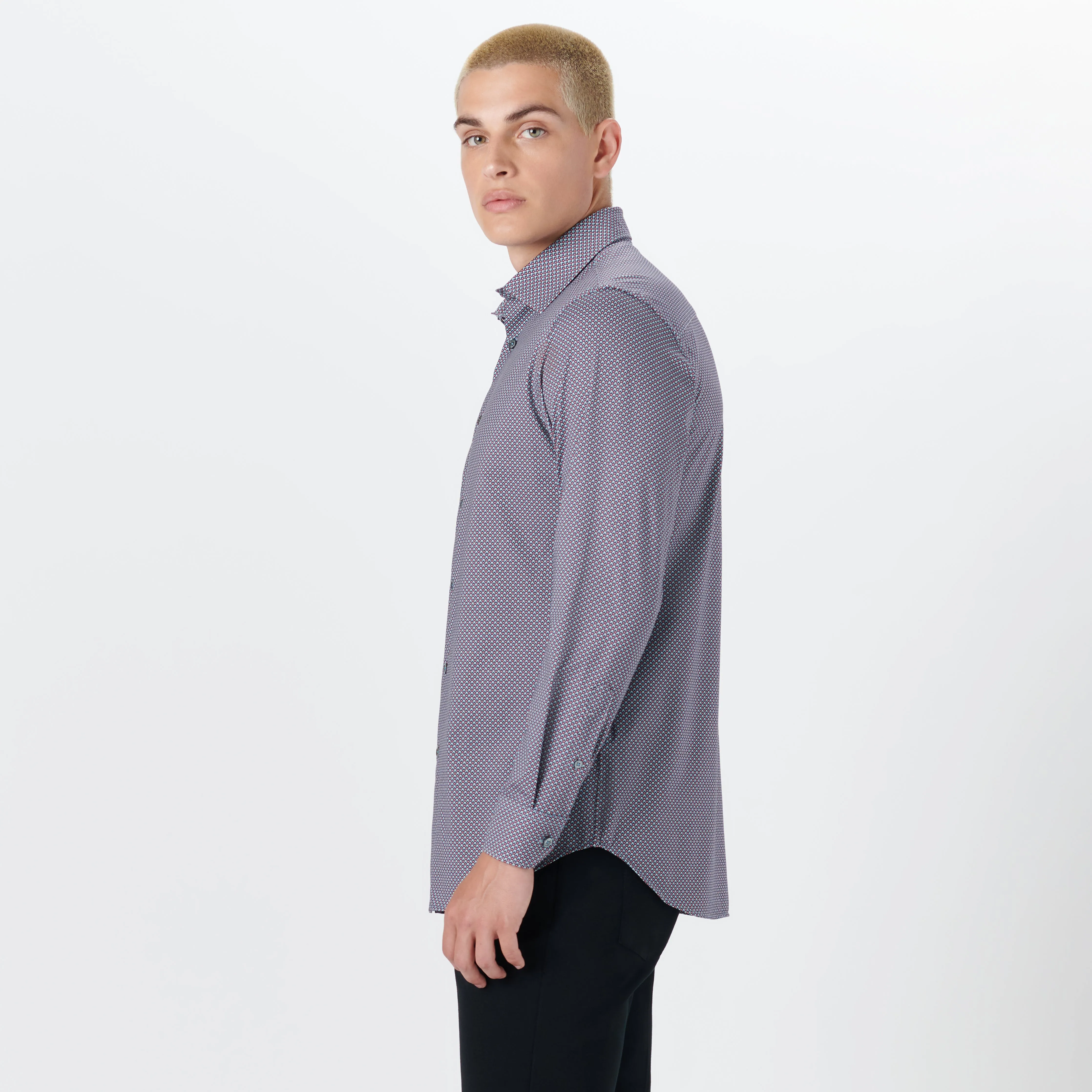 JAMES Geometric Print OoohCotton Shirt