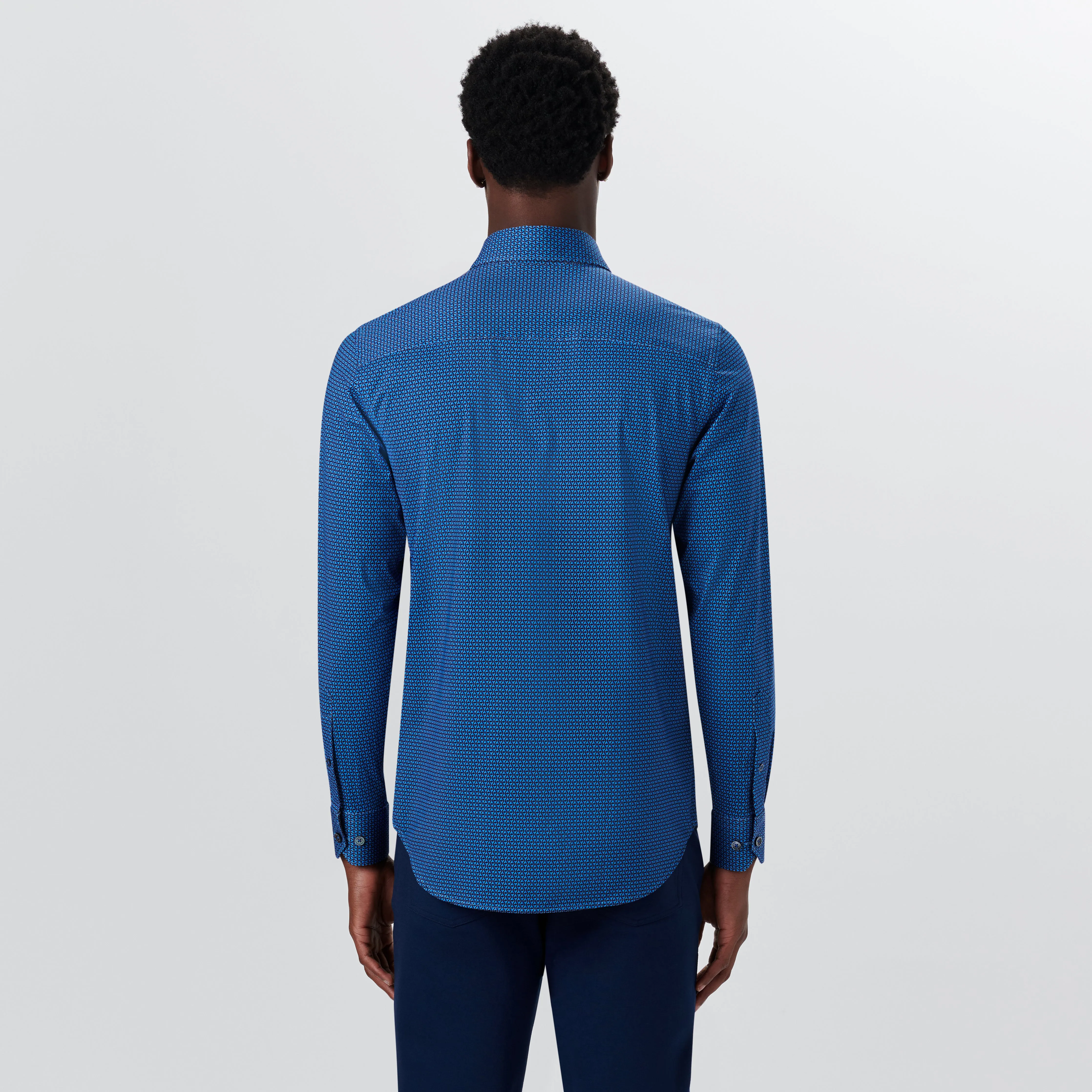 JAMES Geometric Print OoohCotton Shirt