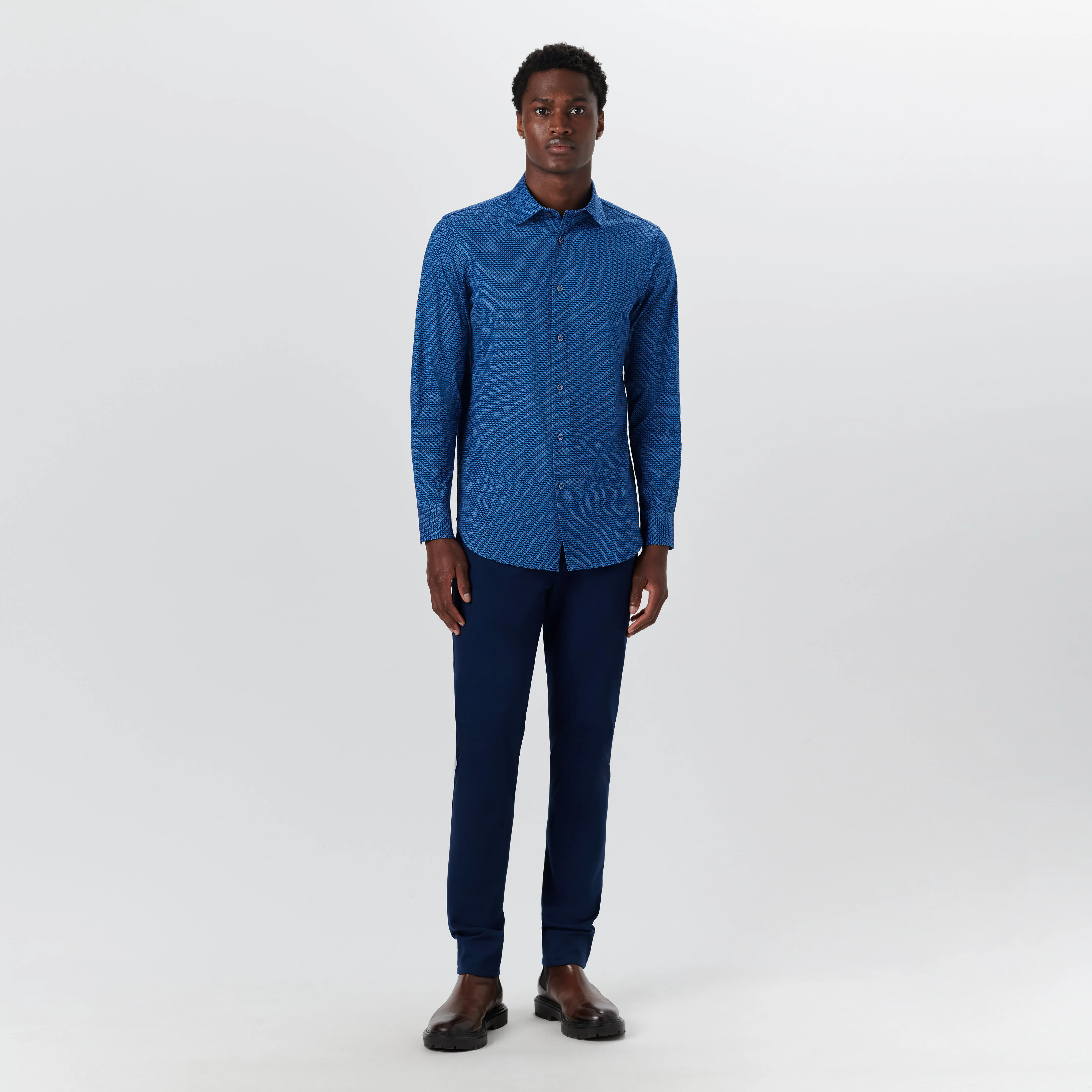 JAMES Geometric Print OoohCotton Shirt
