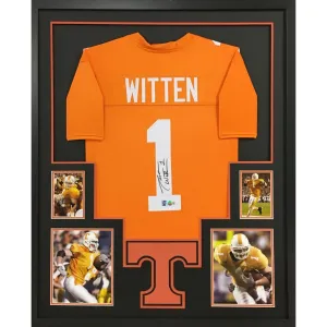 Jason Witten Autographed Signed Framed Tennessee Jersey BECKETT