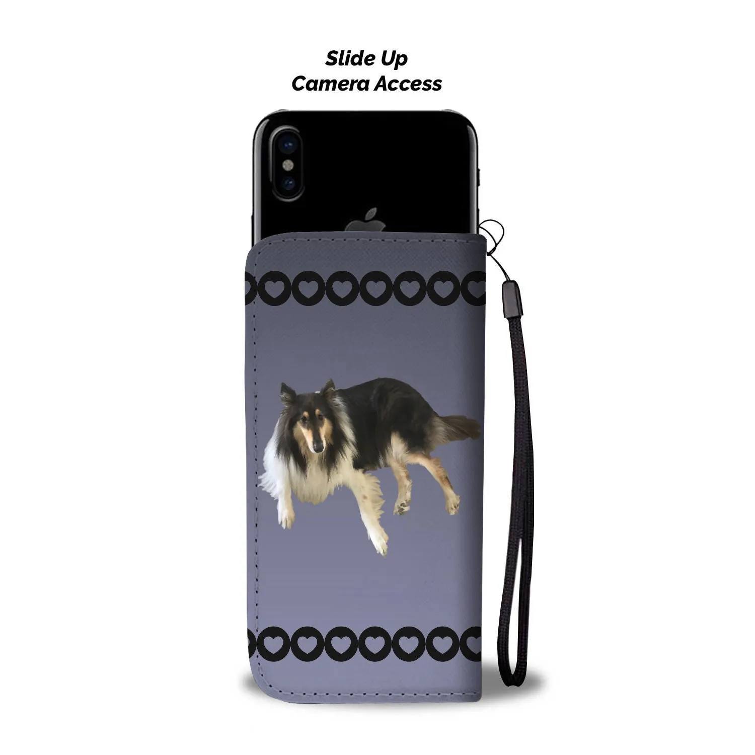 Jasper Rough Collie Phone Case Wallet