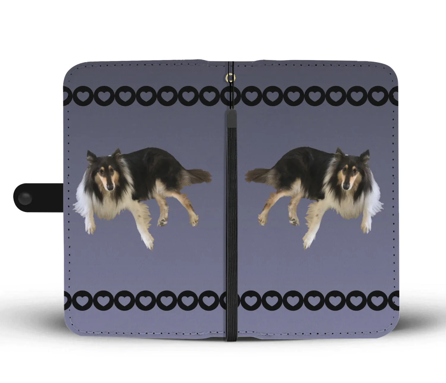 Jasper Rough Collie Phone Case Wallet
