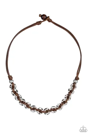 Joy Riding - Brown Urban Necklace