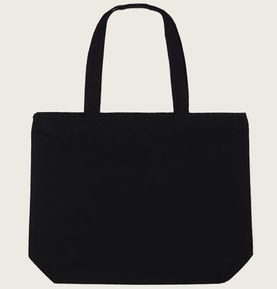 Just Bear with Me black Tote Bag