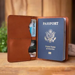 Kangaroo Leather Passport Wallet