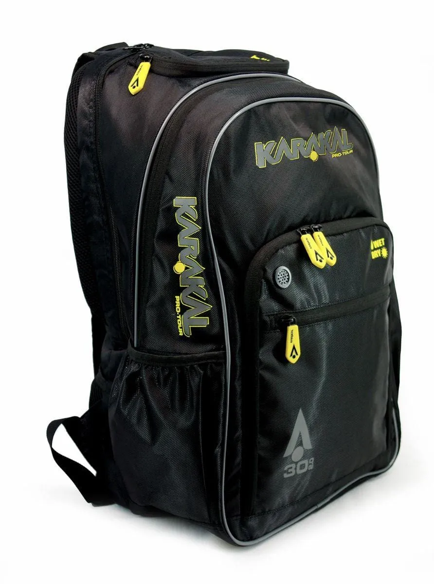 Karakal Pro Tour 30 2.0 Badminton Backpack - Black