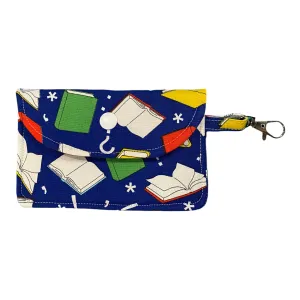 Keychain Wallet - Book Worm