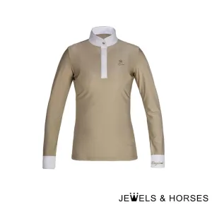 Kingsland Macey Ladies Long sleeve Short Shirt - Gold Pale