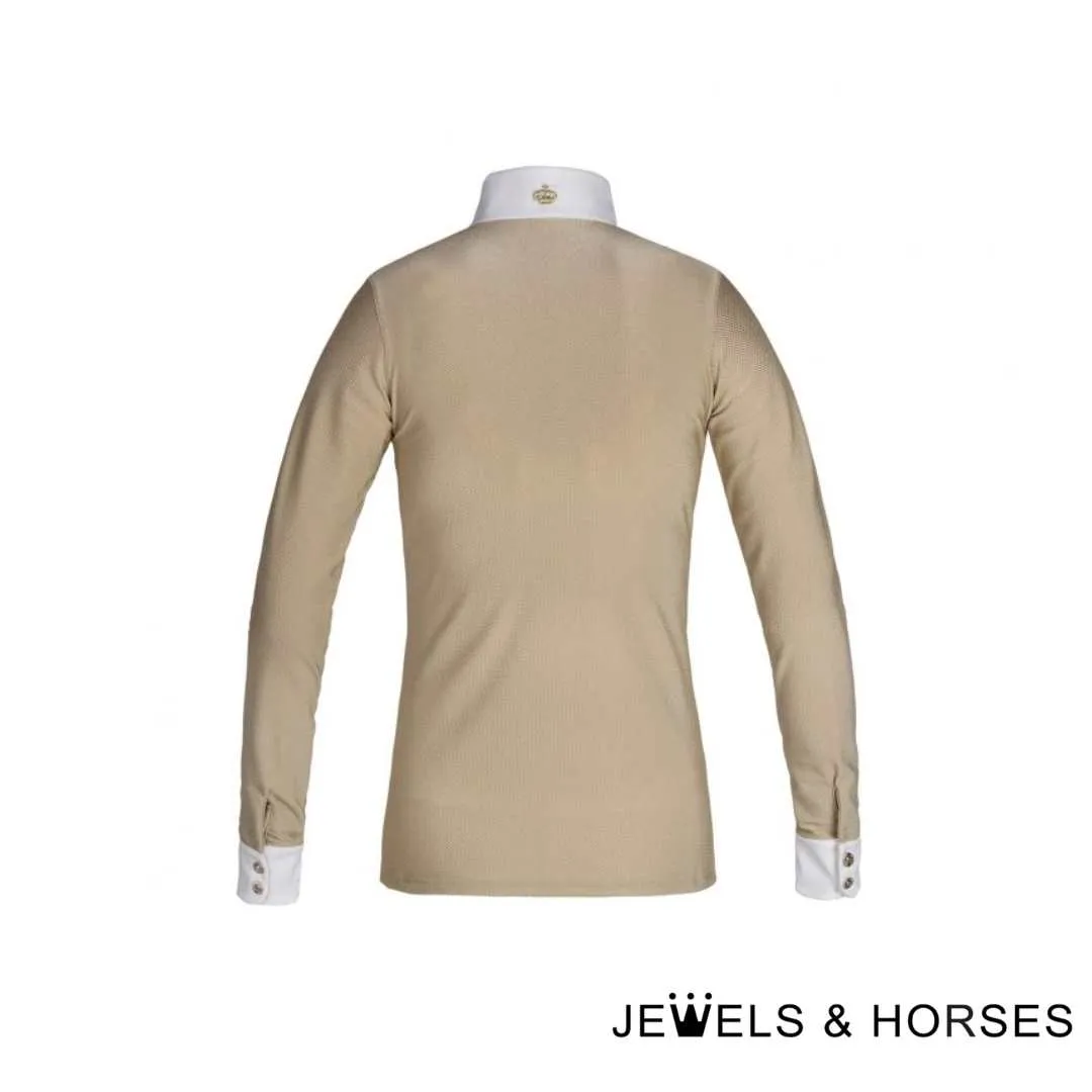Kingsland Macey Ladies Long sleeve Short Shirt - Gold Pale