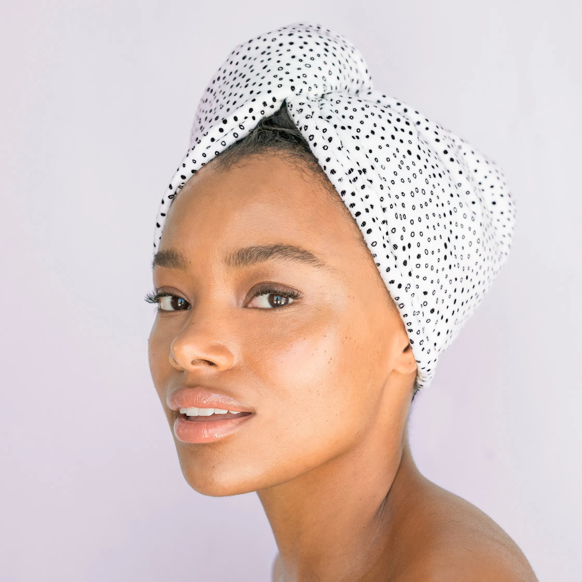 Kitsch Quick Dry Hair Towel - Micro Dot