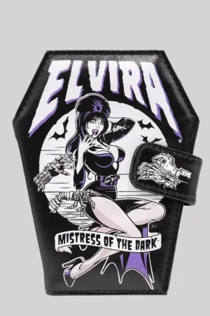 Kreepsville Elvira Coffin Wallet, Monster Hands Gothic Purse