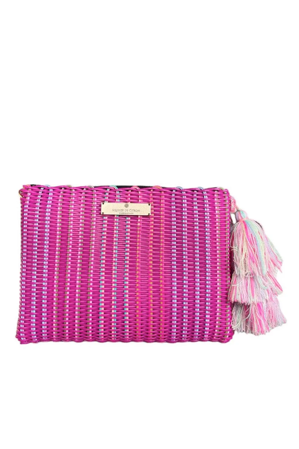 Large Cosmo Lemon Drop Citron Clutch