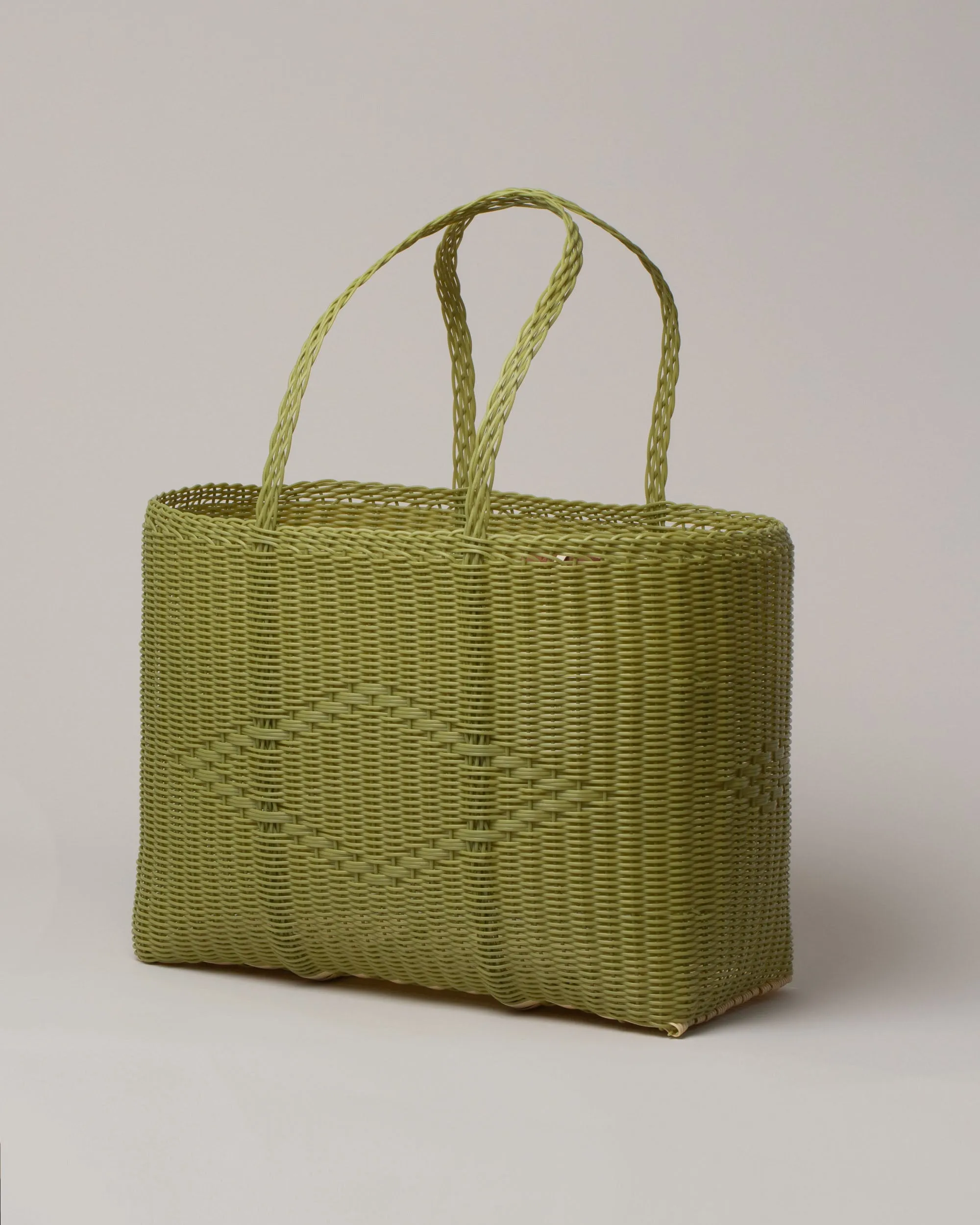 Large Handwoven Tote Basket Bag