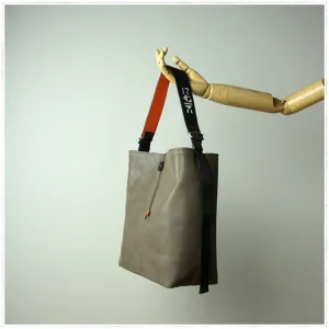 Large Womens Black Leather Shoulder Barrel Tote Bag Bucket Tote Handbag Purse Work Bag for Ladies