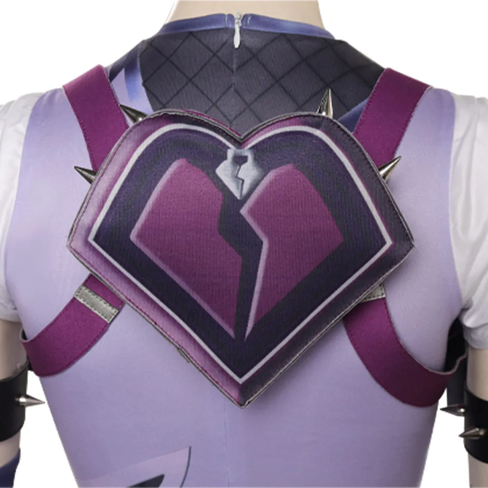 League of Legends-LoL The Piltover Enforcer Vi Cosplay Costume Outfits Halloween Carnival Party Disguise Suit