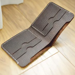 Leather Mens PERSONALIZED Wallet MONOGRAMMED GIFT CUSTOM COOL Slim Wallet Bifold for Men