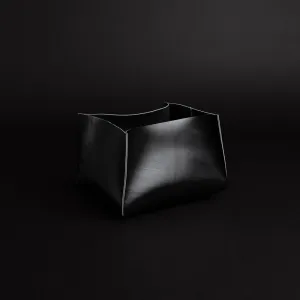 Leather storage box